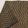 Tapis en jute et coton naturels Zig-zag