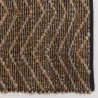 Tapis en jute et coton naturels Zig-zag