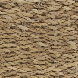 Série de 3 cache-pots en jonc naturel (Lot de 3)