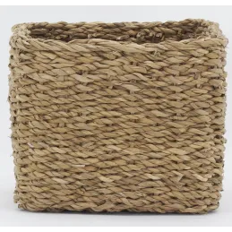 Série de 3 cache-pots en jonc naturel (Lot de 3)