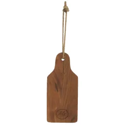 Mini planches à découper rectangle en acacia huilé (Lot de 6)