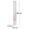 Thermomètre extérieur métal 90cm