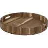 Plateau rond en acacia 40 cm