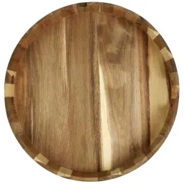 Plateau rond en acacia 40 cm