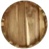Plateau rond en acacia 40 cm
