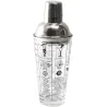 Shaker en verre 45 cl avec recettes Lounge