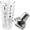 Shaker en verre 45 cl avec recettes Lounge