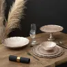 Set de 4 ronds de serviettes en métal doré Royal