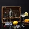Set cocktail 15 accessoires avec support cagette Lounge