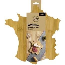 Planche à fromages en bambou forme France