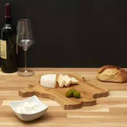 Planche à fromages en bambou forme France