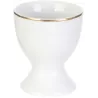 Coquetier en porcelaine liseré doré (Lot de 6)