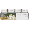 Coquetier en porcelaine liseré doré (Lot de 6)