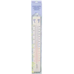 Thermomètre extérieur métal 90cm