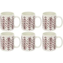 Mug en porcelaine Cottage 35 cl (Lot de 6)