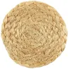 Set de 4 dessous de verre en jute 10 cm