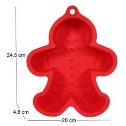 Moule à gateau en silicone Bonhomme pain d'épices