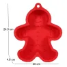 Moule à gateau en silicone Bonhomme pain d'épices
