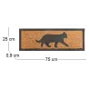 Tapis paillasson en coco 75 x 25 cm