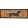 Tapis paillasson en coco 75 x 25 cm