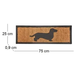 Tapis paillasson en coco 75 x 25 cm