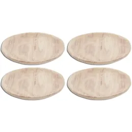 Assiettes en Paulownia