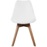 Chaise scandinave avec assise rembourrée (Lot de 2)