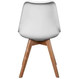 Chaise scandinave avec assise rembourrée (Lot de 2)