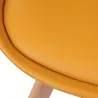 Chaise scandinave avec assise rembourrée (Lot de 2)