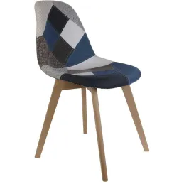 Chaise scandinave Patchwork (Lot de 2)