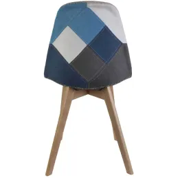 Chaise scandinave Patchwork (Lot de 2)