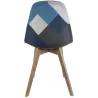 Chaise scandinave Patchwork (Lot de 2)