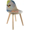 Chaise scandinave Patchwork (Lot de 2)