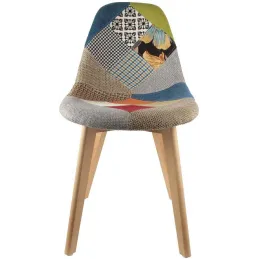Chaise scandinave Patchwork (Lot de 2)