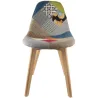 Chaise scandinave Patchwork (Lot de 2)