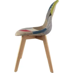Chaise scandinave Patchwork (Lot de 2)