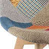 Chaise scandinave Patchwork (Lot de 2)