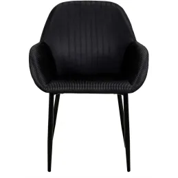 Fauteuil en velours cotelé Giulia (Lot de 2)