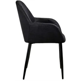 Fauteuil en velours cotelé Giulia (Lot de 2)