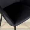 Fauteuil en velours cotelé Giulia (Lot de 2)