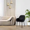 Fauteuil en velours cotelé Giulia (Lot de 2)