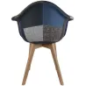 Fauteuil scandinave Patchwork (Lot de 2)