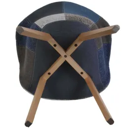 Fauteuil scandinave Patchwork (Lot de 2)
