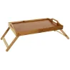 Plateau sur pieds en bambou 45 x 30 cm