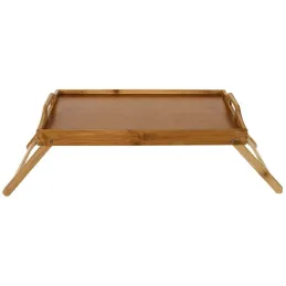 Plateau sur pieds en bambou 45 x 30 cm