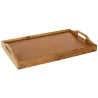 Plateau sur pieds en bambou 45 x 30 cm