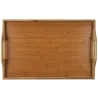 Plateau sur pieds en bambou 45 x 30 cm