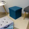Pouf coffre pliable Oxford