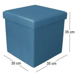 Pouf coffre pliable Oxford