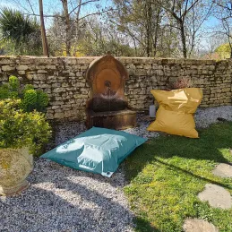 Grand coussin uni Maxi